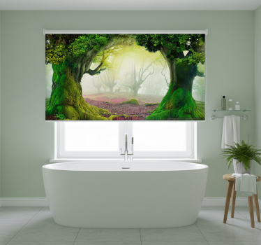 Tree blind eternal forest entrance - TenStickers