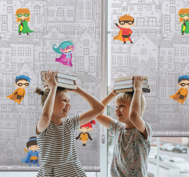 Urban Superheroes blind superhero - TenStickers