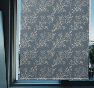 Willow twigs "new nostalgia style" Tree roller blind - TenStickers