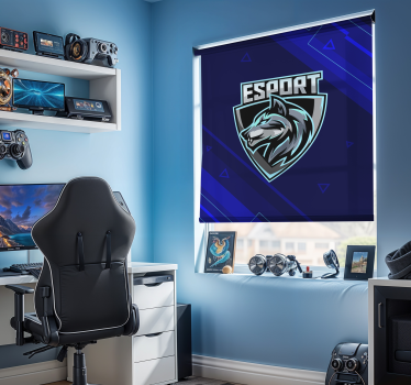 your "e-sport" logo blind geek - TenStickers