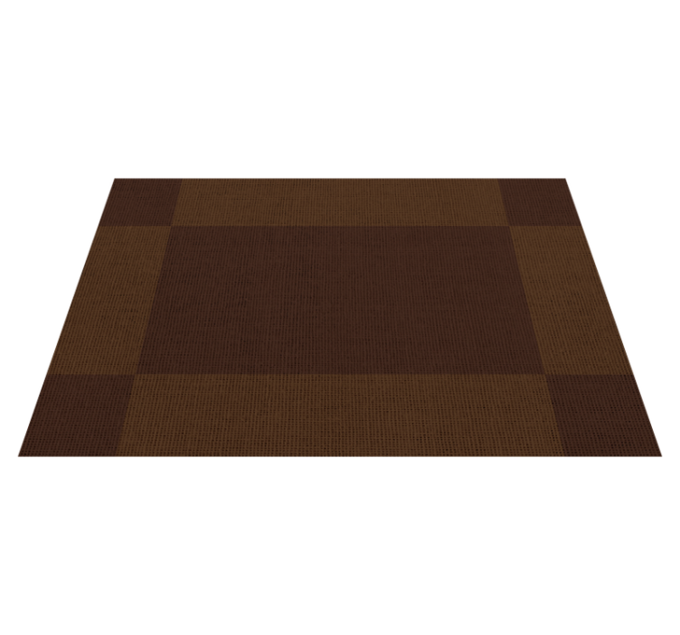Textured placemats in rich brown texture - TenStickers