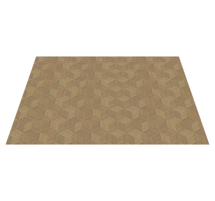 Textured placemats hexagonal wood design - TenStickers