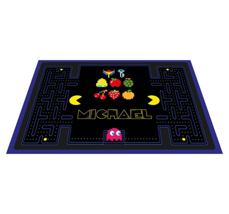 Pac Man game children placemats - TenStickers