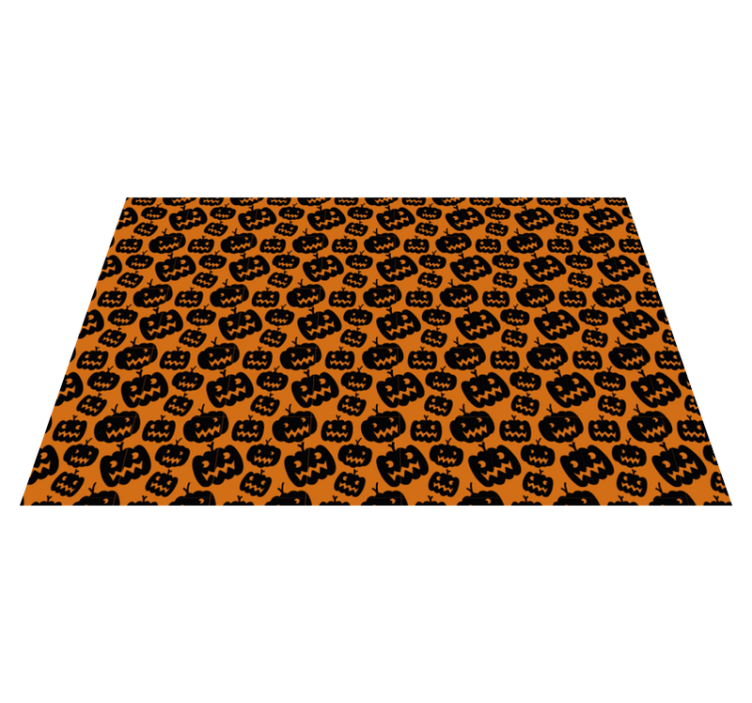 Black and orange placemat - TenStickers