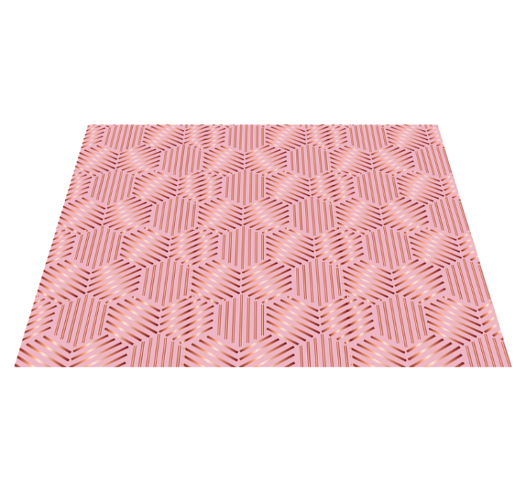 Textured placemats geometric design arrangement - TenStickers