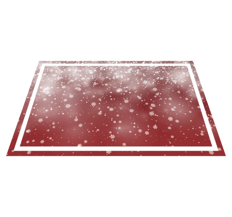 Magical snowflakes Christmas placemats - TenStickers