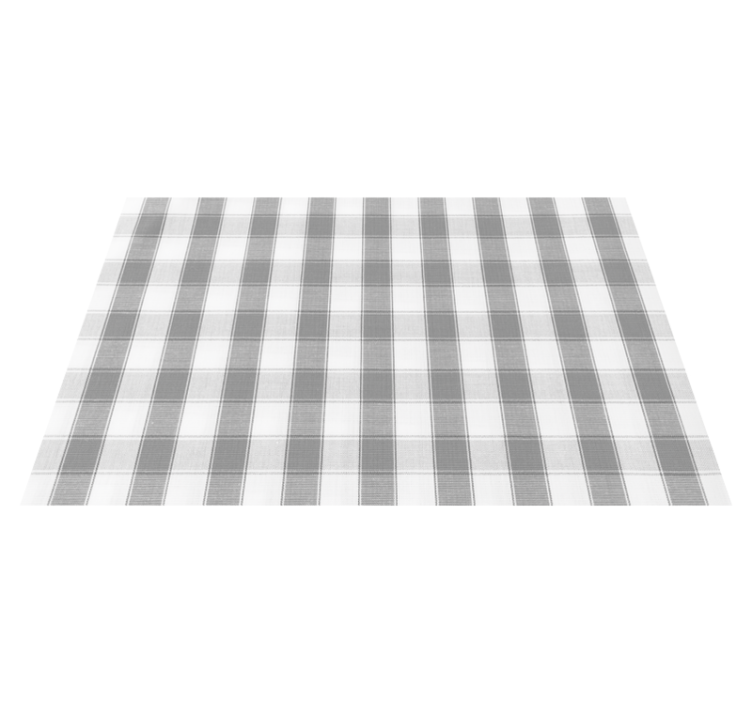 Textured placemats classic checkered design - TenStickers