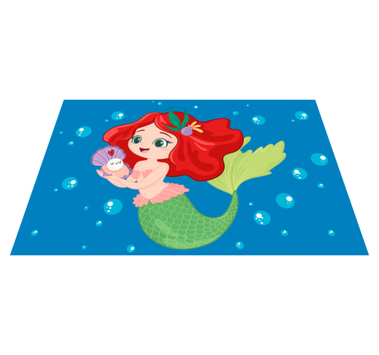 Disney Ariel swimming children placemats - TenStickers