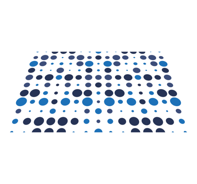 Textured placemats with circle pattern design - TenStickers