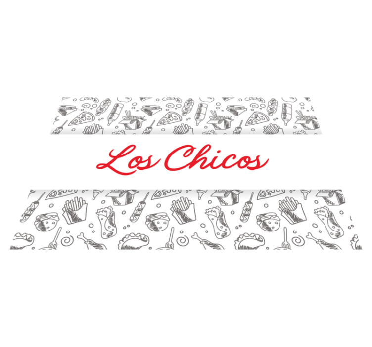 Children placemats with fun food artwork - TenStickers