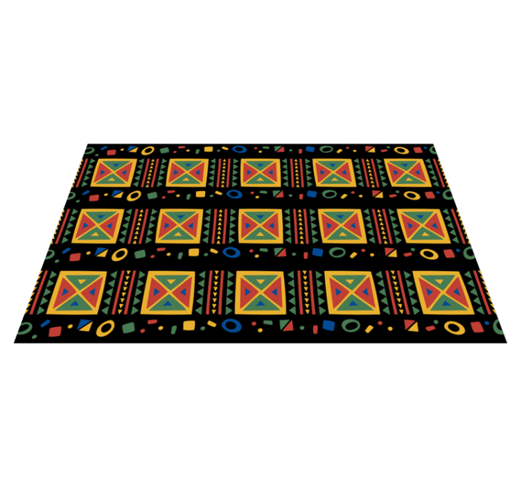 South Africa Coloured Pattern textured placemat - TenStickers