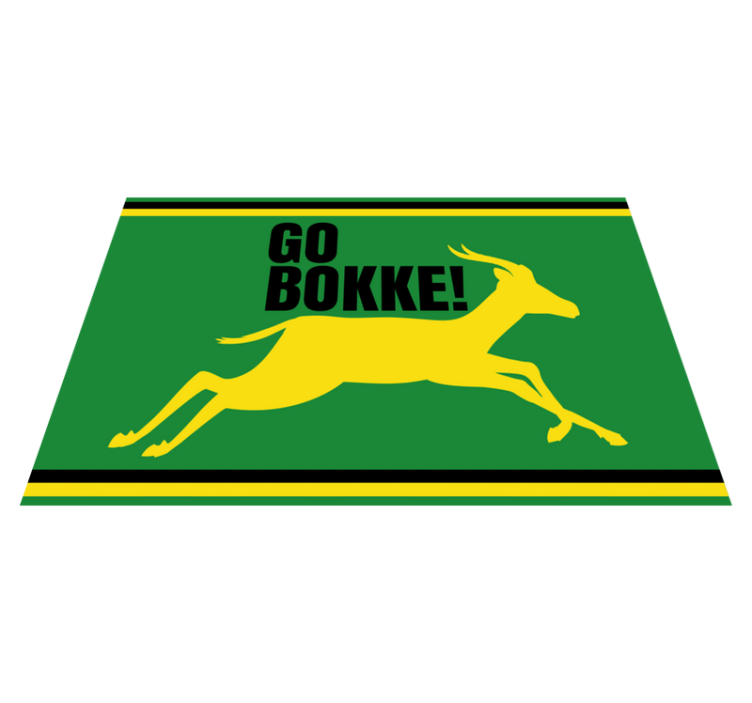 Springboks logo Vinyl placemats - TenStickers
