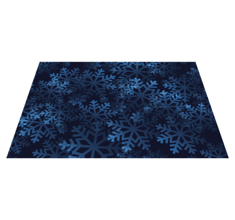 Abstract snowflakes Christmas placemats - TenStickers