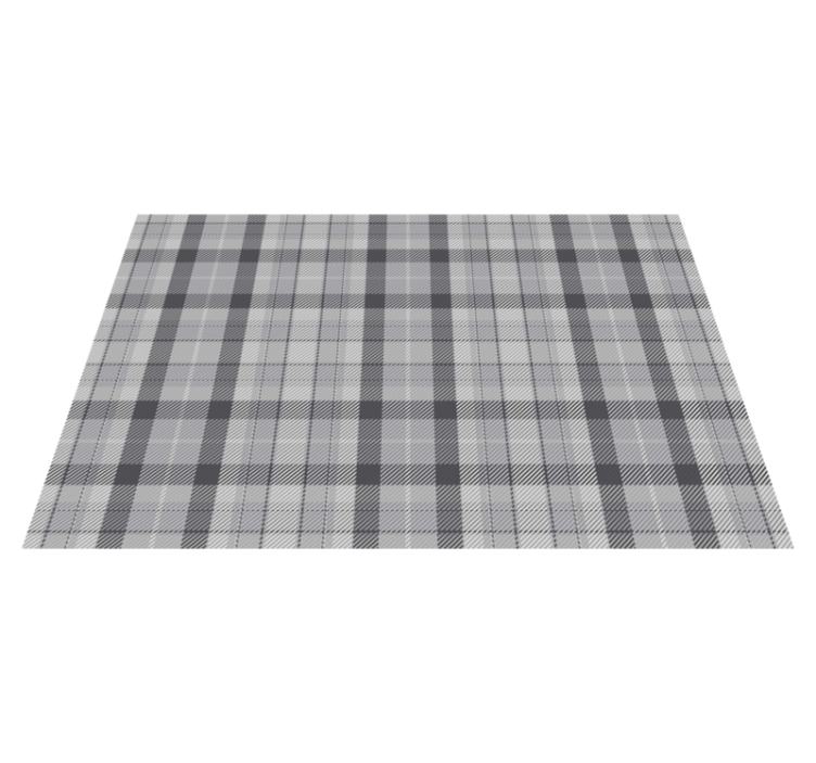 Plaid linen style elegant placemats - TenStickers