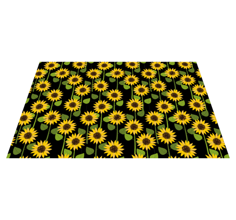 Original placemats sunflower design surface - TenStickers