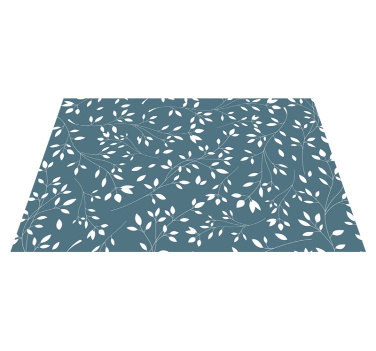 Textured placemats in lush leaf design - TenStickers