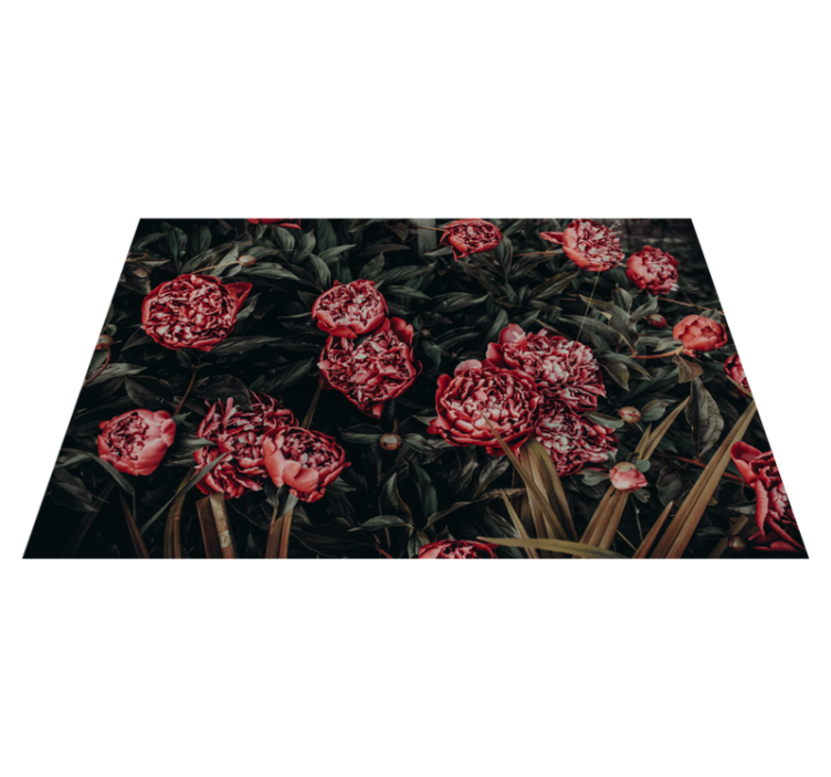 Textured placemats with lively floral design - TenStickers
