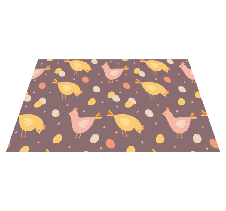 Children placemats with charming bird design - TenStickers