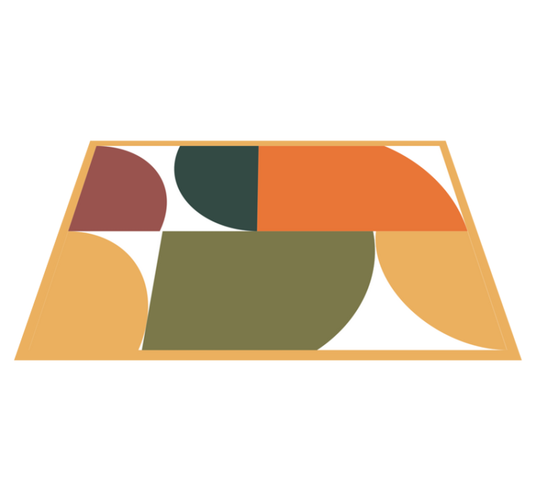 Modern placemats stylish geometric designs - TenStickers