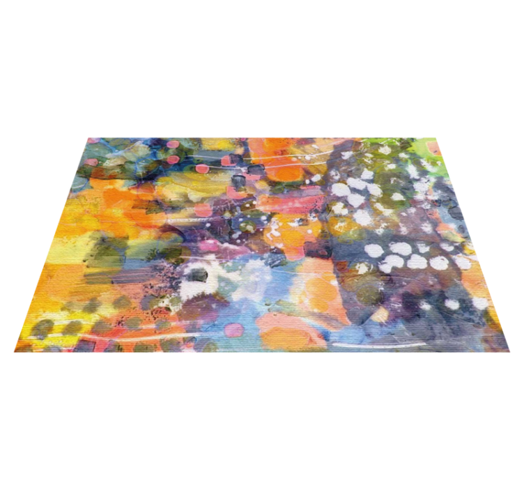 Textured placemats in a vibrant color splash - TenStickers