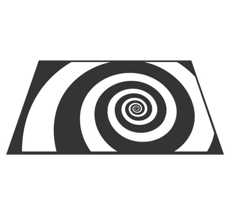 Textured placemats with spiral optical design - TenStickers