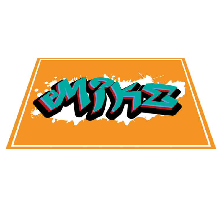 Wild style king graffiti Personalised placemats - TenStickers