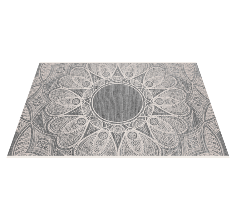 Textured placemats with intricate mandala designs - TenStickers