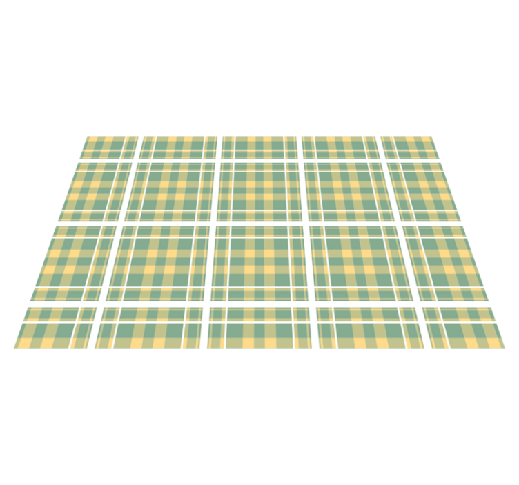 Textured placemats in checkered pattern fabric - TenStickers