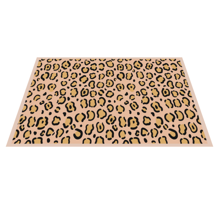 Textured placemats in leopard print design - TenStickers
