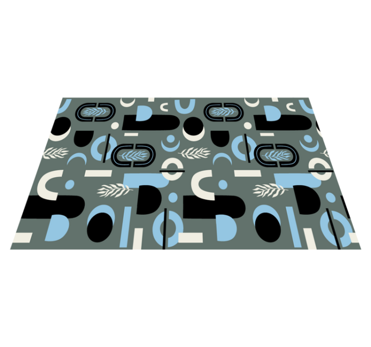 Modern placemats geometric pattern design - TenStickers