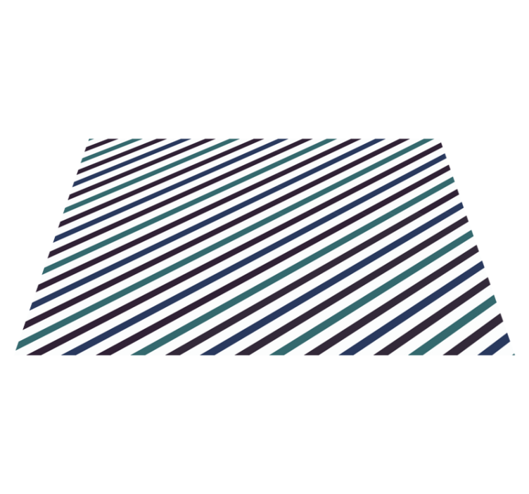 Textured placemats in striped color scheme - TenStickers
