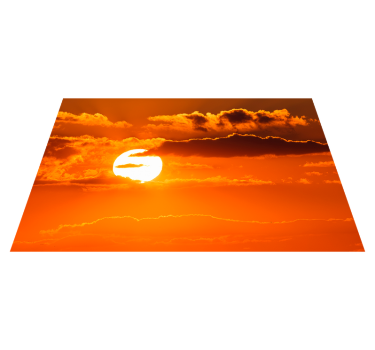 Modern placemats sunset sky design - TenStickers