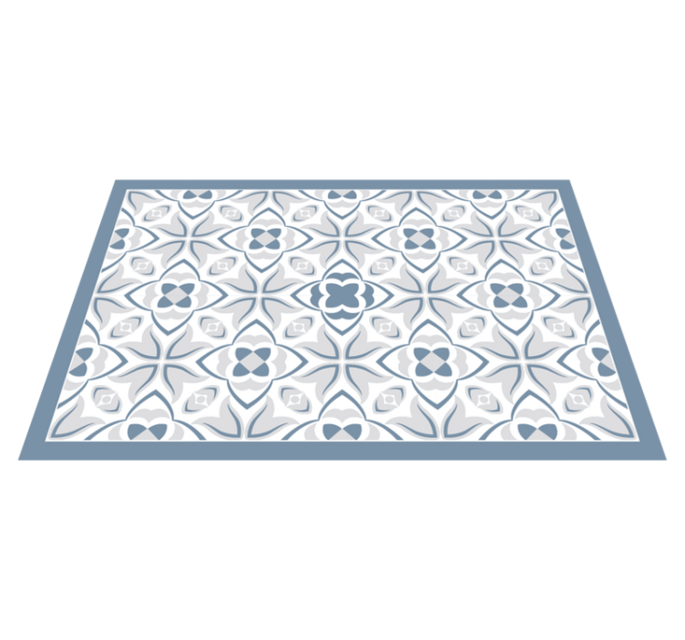 Textured placemats with intricate floral design - TenStickers