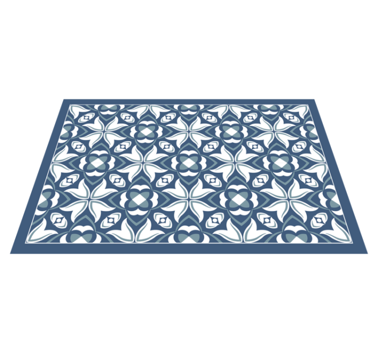 Textured placemats with intricate botanical design - TenStickers