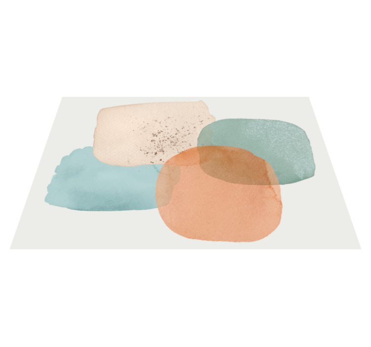 Textured placemats in soft color patterns - TenStickers