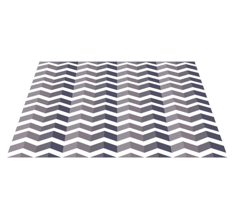 Textured placemats chevron pattern design - TenStickers