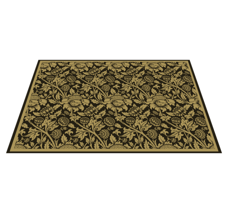 Elegant placemats in botanical elegance - TenStickers