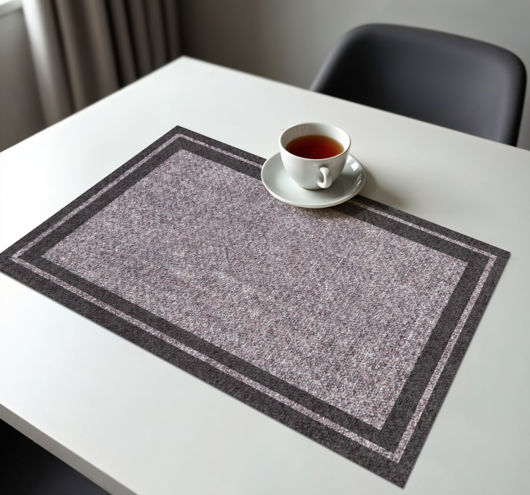 Grey textured placemats with textures - TenStickers
