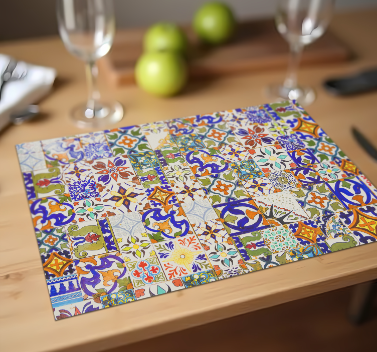 Moroccan hydraulics original placemats - TenStickers