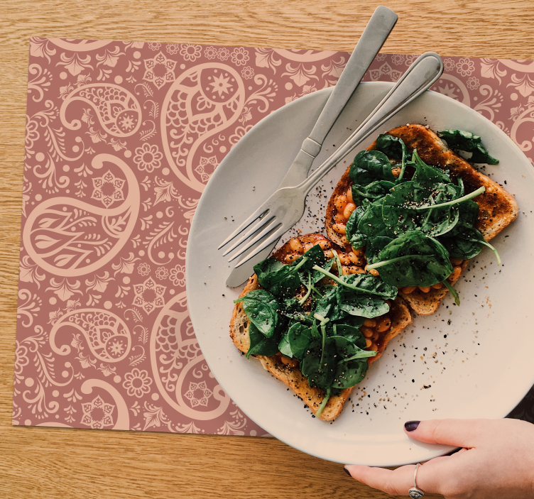 Paisley Pattern paisley placemats - TenStickers