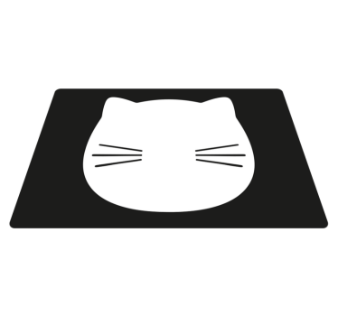 Original placemats cat face design - TenStickers
