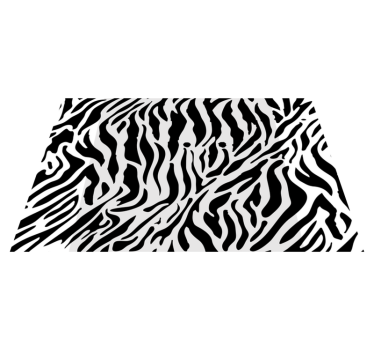 Black and white pattern home vinyl placemats - TenStickers