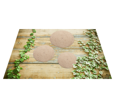 Natural "Boho" decoration placemats with textures - TenStickers