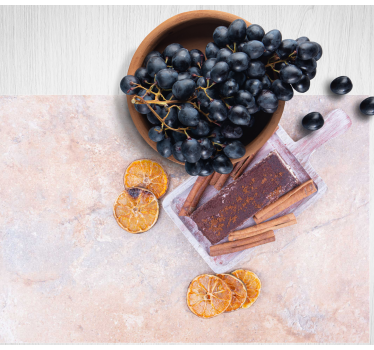 Children placemats grapes and spices - TenStickers