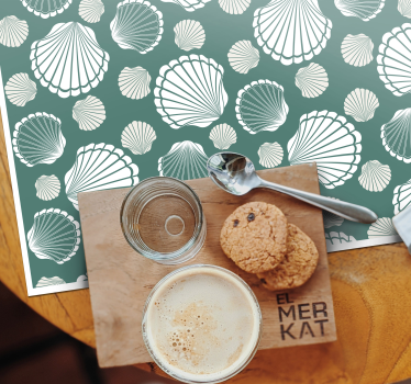 Original placemats sea shell designs - TenStickers