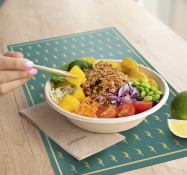Personalised placemats with stylish design surface - TenStickers
