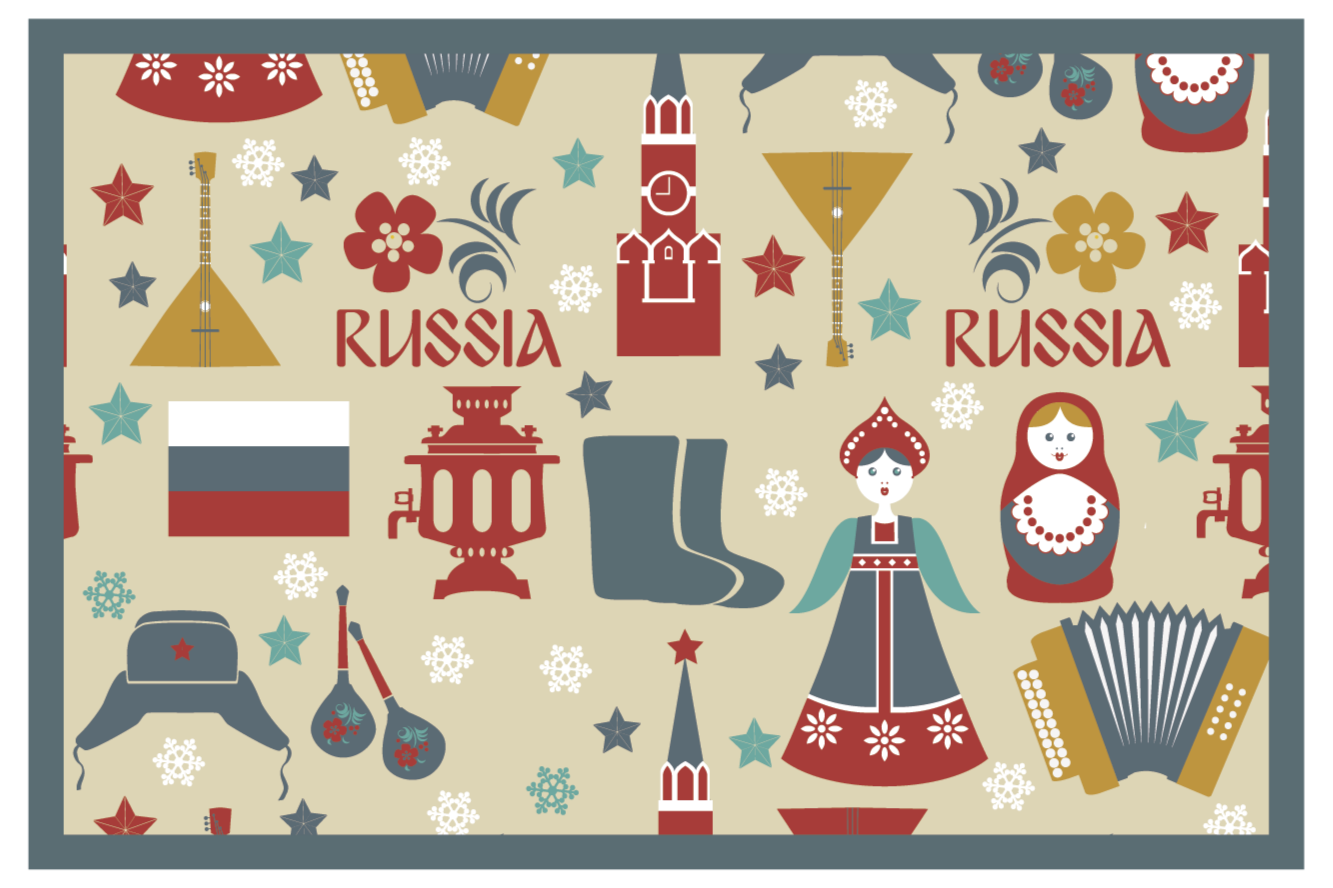 Moscow Cathedral home placemats - TenStickers