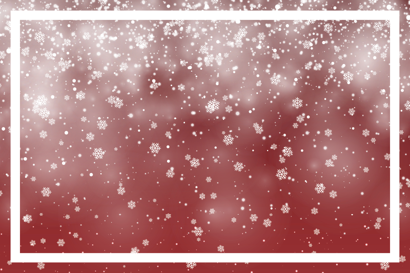 Magical snowflakes Christmas placemats - TenStickers