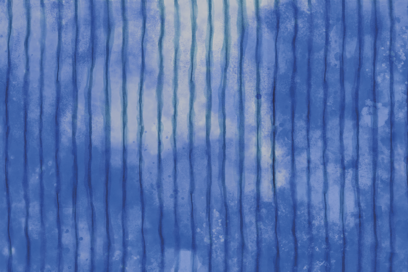 Textured placemats blue striped design - TenStickers