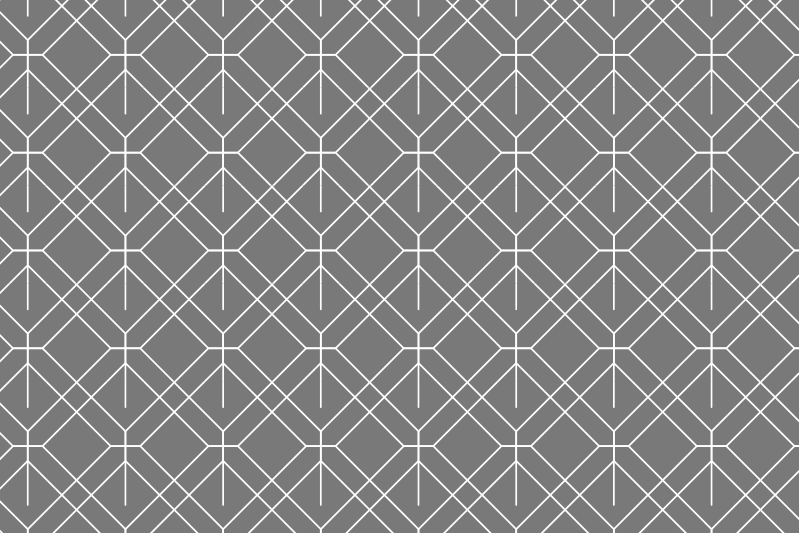 Modern placemats with chic geometric design - TenStickers